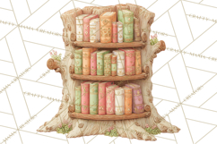 Whimsical Trees Clipart, Woodland Forest PNG, Wooden Png Product Image 5