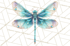 Butterfly Clipart, Dragonfly Clip Art PNG, Pastel Spring Product Image 5