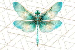 Butterfly Clipart, Dragonfly Clip Art PNG, Pastel Spring Product Image 2