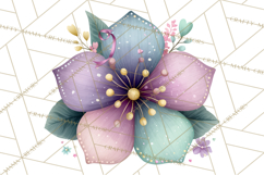 Pretty Stationery Clipart, Pastel Office Supplies Png Product Image 4