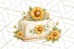 Farmhouse Sunflower Kitchen Clipart, Sunflower Kitchen Png Product Image 5