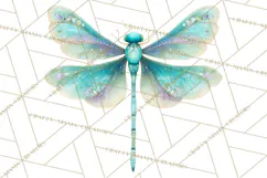 Butterfly Clipart, Dragonfly Clip Art PNG, Pastel Spring Product Image 3