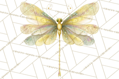 Butterfly Clipart, Dragonfly Clip Art PNG, Pastel Spring Product Image 4