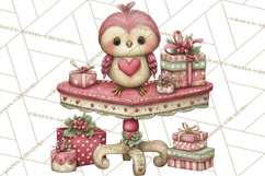 Valentine Clipart PNG, Cute Critters Hearts, Puppies Kittens Product Image 4