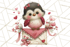 Valentine Clipart PNG, Cute Critters Hearts, Puppies Kittens Product Image 5