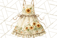 Farmhouse Sunflower Kitchen Clipart, Sunflower Kitchen Png Product Image 5