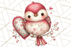 Valentine Clipart PNG, Cute Critters Hearts, Puppies Kittens Product Image 2