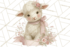 Pastel Cottagecore Animals Clipart, Cute Spring Animals Png Product Image 2