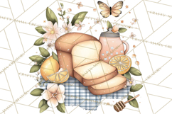 Citrus Kitchen Cottagecore PNG, Rustic Citrus Clipart, Lemon Product Image 2