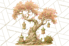 Whimsical Trees Clipart, Woodland Forest PNG, Wooden Png Product Image 2