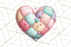 Pastel Retro 90s PNG, Cute Aesthetic Clipart, Checkerboard Product Image 2
