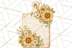 Farmhouse Sunflower Kitchen Clipart, Sunflower Kitchen Png Product Image 3