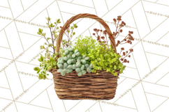 Early Spring Garden Cottagecore PNG, Seedling Terracotta Product Image 3