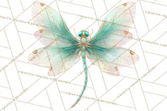 Butterfly Clipart, Dragonfly Clip Art PNG, Pastel Spring Product Image 4