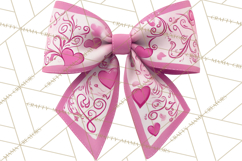 Easter Bow Clipart, Pastel Ribbon Bows, Floral Png Product Image 4