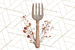 Early Spring Garden Cottagecore PNG, Seedling Terracotta Product Image 4