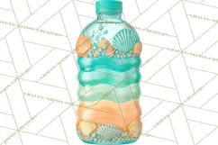 Under the Sea Birthday Party Clipart, Ocean Celebration Png Product Image 5