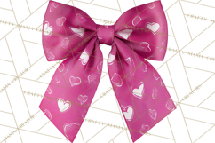 Easter Bow Clipart, Pastel Ribbon Bows, Floral Png Product Image 5