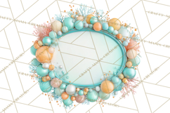 Under the Sea Birthday Party Clipart, Ocean Celebration Png Product Image 2