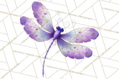 Butterfly Clipart, Dragonfly Clip Art PNG, Pastel Spring Product Image 2