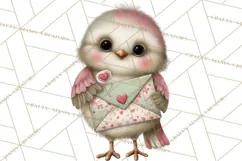 Valentine Clipart PNG, Cute Critters Hearts, Puppies Kittens Product Image 3