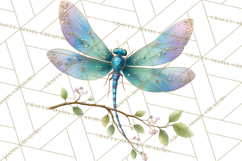 Butterfly Clipart, Dragonfly Clip Art PNG, Pastel Spring Product Image 4
