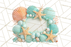 Under the Sea Birthday Party Clipart, Ocean Celebration Png Product Image 5