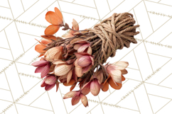 Early Spring Garden Cottagecore PNG, Seedling Terracotta Product Image 5
