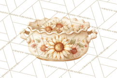 Farmhouse Sunflower Kitchen Clipart, Sunflower Kitchen Png Product Image 2