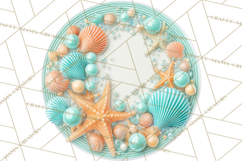 Under the Sea Birthday Party Clipart, Ocean Celebration Png Product Image 2