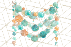 Under the Sea Birthday Party Clipart, Ocean Celebration Png Product Image 3