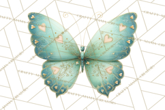Butterfly Clipart, Dragonfly Clip Art PNG, Pastel Spring Product Image 3