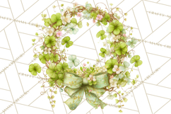 Spring Wreath Clipart PNG, Easter Wreath Clip Art Product Image 4