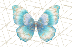 Butterfly Clipart, Dragonfly Clip Art PNG, Pastel Spring Product Image 4