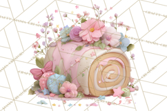 Sweet Treats Bakery Clipart, Pastel Dessert Clip Art Png Product Image 3