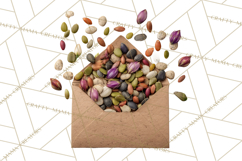 Early Spring Garden Cottagecore PNG, Seedling Terracotta Product Image 5