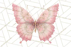Butterfly Clipart, Dragonfly Clip Art PNG, Pastel Spring Product Image 5