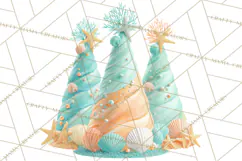 Under the Sea Birthday Party Clipart, Ocean Celebration Png Product Image 5