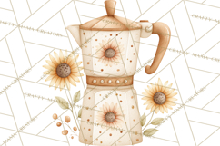 Farmhouse Sunflower Kitchen Clipart, Sunflower Kitchen Png Product Image 3