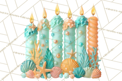 Under the Sea Birthday Party Clipart, Ocean Celebration Png Product Image 3