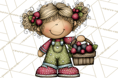 Spring Kids Clipart Playing Outdoors, Summer Children Png Product Image 3