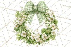 Spring Wreath Clipart PNG, Easter Wreath Clip Art Product Image 4