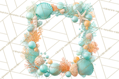 Under the Sea Birthday Party Clipart, Ocean Celebration Png Product Image 4