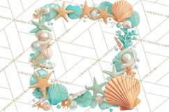 Under the Sea Birthday Party Clipart, Ocean Celebration Png Product Image 2