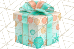 Under the Sea Birthday Party Clipart, Ocean Celebration Png Product Image 3