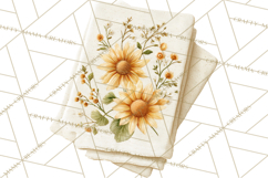 Farmhouse Sunflower Kitchen Clipart, Sunflower Kitchen Png Product Image 4