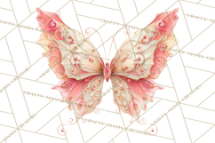 Butterfly Clipart, Dragonfly Clip Art PNG, Pastel Spring Product Image 4