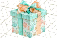 Under the Sea Birthday Party Clipart, Ocean Celebration Png Product Image 4