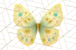 Butterfly Clipart, Dragonfly Clip Art PNG, Pastel Spring Product Image 5