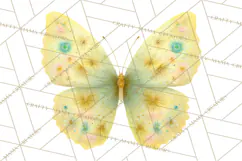 Butterfly Clipart, Dragonfly Clip Art PNG, Pastel Spring Product Image 5